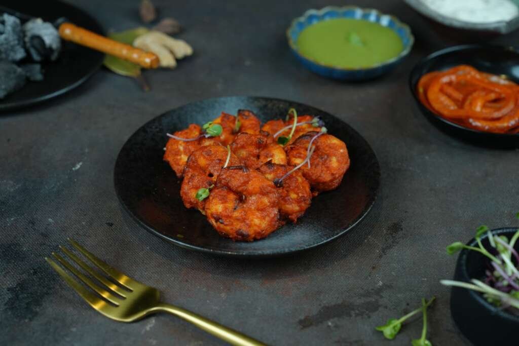 TANDOORI PRAWNS (2) (Large)